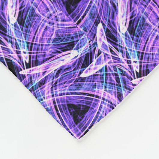 Violet Pulse Fleecedecke (Ecke)