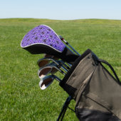 Violet Pulse Golf Headcover (In SItu)