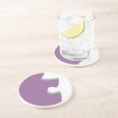Violet Puzzle Coaster Untersetzer (Seite)