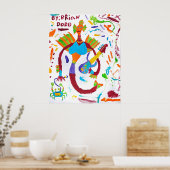 Violet Razorfin Poster (Küche)