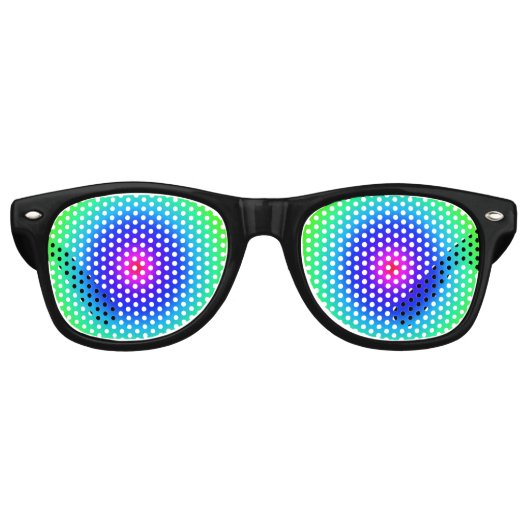 Violet Robot Eyes Sonnenbrille (Vorderseite)