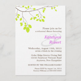 Violet Romance Probe Dinner Einladung