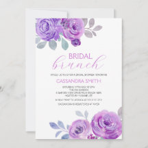 Violet Rose Braut-Brunch-Shower