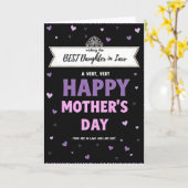 Violet Rose Mothers Day Card Karte (Gelbe Blume)