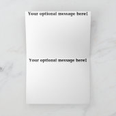 Violet Sabrewing Hummingbird Card Karte (Innenseite)