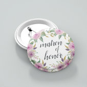 Violet & Sage Matron der Ehre Button