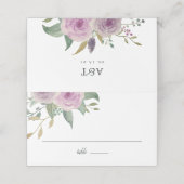 Violet & Sage Platzkarte (Außenseite Aufgefaltet)