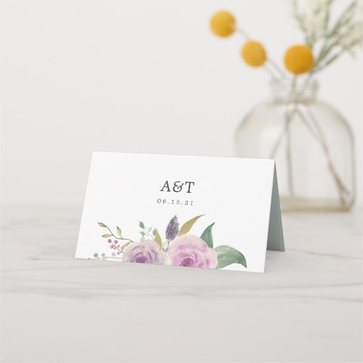 Violet & Sage Platzkarte (Rückseite)