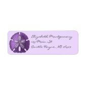 Violet Sand Dollar Labels (Vorne)