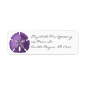 Violet Sand Dollar Labels (Vorne)