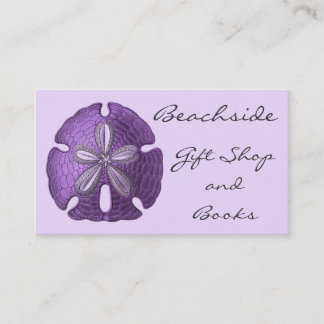 Violet-Sand-Dollar-Visitenkarten Visitenkarte