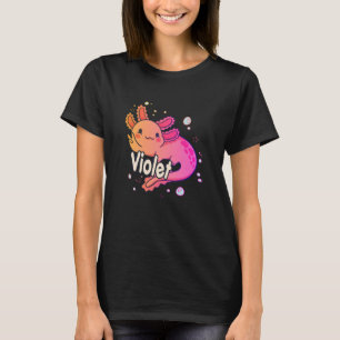 VIOLET - Schöner Mädchenname mit bezauberndem AXOL T-Shirt
