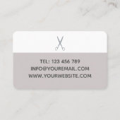 Violet Seamstress Business Card Visitenkarte (Rückseite)