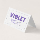 Violet Seamstress Visitenkarten (Vorderseite)