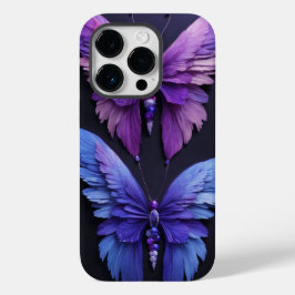 Violet Seraphim: Realistische Engel Wings (Schmett Case-Mate iPhone 14 Pro Hülle