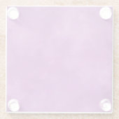 Violet Sky Glass Untersetzer (Rückseite)