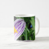 Violet Spring Crocus Kaffeetasse (VorderseiteRechts)