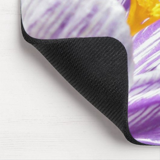 Violet Spring Crocus Mousepad (Ecke)