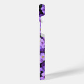 Violet Spring Flowers Violets iPhone Hülle (Linke Seite)