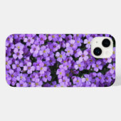 Violet Spring Flowers Violets iPhone Hülle (Rückseite (Horizontal))
