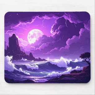 Violet Storm Mond Mauspad – Midnight Wave Edition