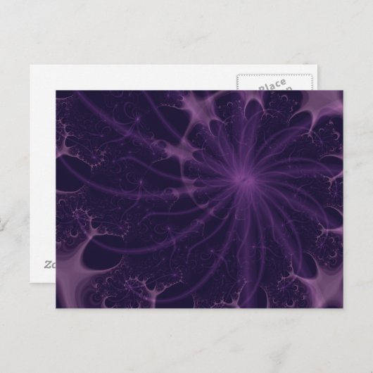 Violet Storm Postkarte (Vorne/Hinten)