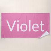 Violet Strandtuch (Vorderseite)