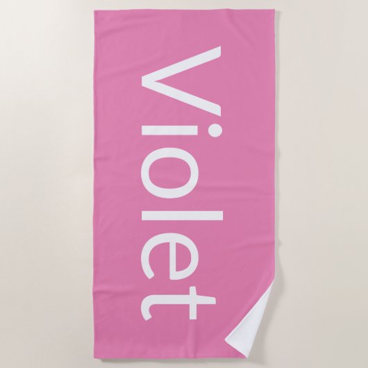 Violet Strandtuch (Vorderseite)