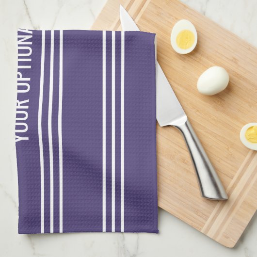 Violet Streifen Küchentücher (Viertel Falte)