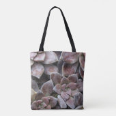 Violet Succulent Deluxe Tasche (Rückseite)