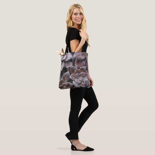 Violet Succulent Deluxe Tasche (Am Model)