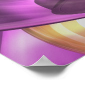 Violet Summer Abstrakt Poster (Ecke)