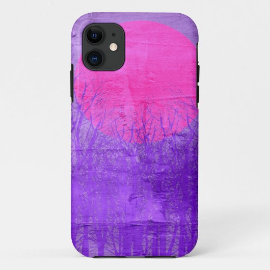 Violet Sunset | Abstrakte Malerei Case-Mate iPhone Hülle (Rückseite)