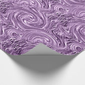 Violet Swirl Wrapping Paper Geschenkpapier (Ecke)