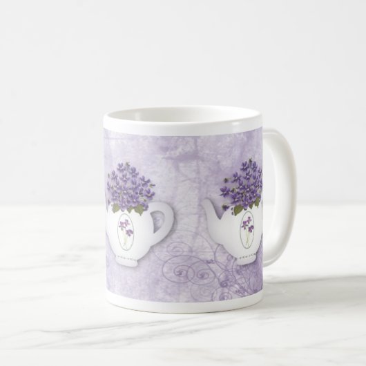 Violet Teapot-Tasse Kaffeetasse (VorderseiteRechts)