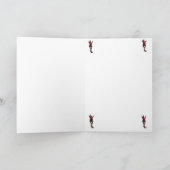 Violet the Elf Christmass Card Feiertagskarte (Innenseite)