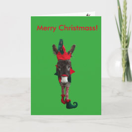 Violet the Elf Christmass Card Feiertagskarte