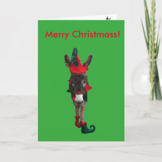 Violet the Elf Christmass Card Feiertagskarte