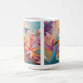 Violet Throated Songbird Fantasy Bird Kaffeetasse (Mittel)