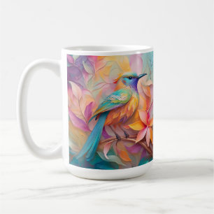 Violet Throated Songbird Fantasy Bird Kaffeetasse