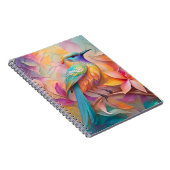 Violet Throated Songbird Fantasy Bird Notizblock (Rechte Seite)