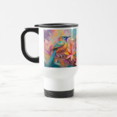 Violet Throated Songbird Fantasy Bird Reisebecher (Links)
