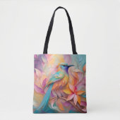 Violet Throated Songbird Fantasy Bird Tasche (Vorderseite)