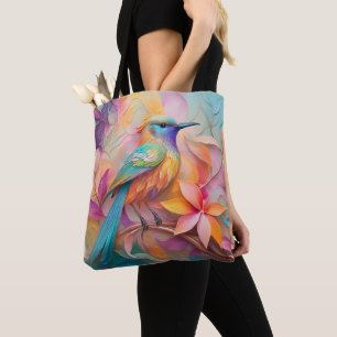 Violet Throated Songbird Fantasy Bird Tasche