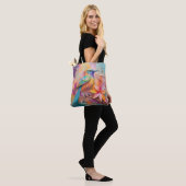 Violet Throated Songbird Fantasy Bird Tasche (Am Model)