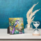 Violet Tufted Jay Fantasy Bird Fotoplatte (InSitu)