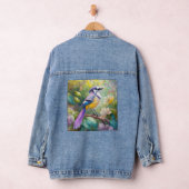 Violet Tufted Jay Fantasy Bird Jeansjacke (Hangar)