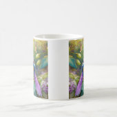 Violet Tufted Jay Fantasy Bird Kaffeetasse (Mittel)