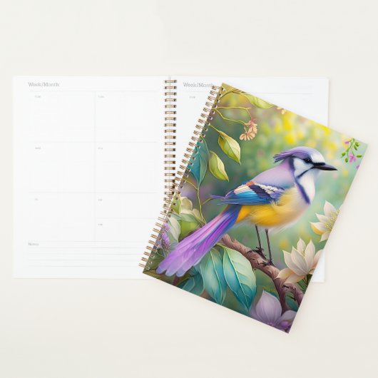 Violet Tufted Jay Fantasy Bird Planer (Anzeige)