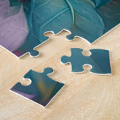 Violet Tufted Jay Fantasy Bird Puzzle (Seite)